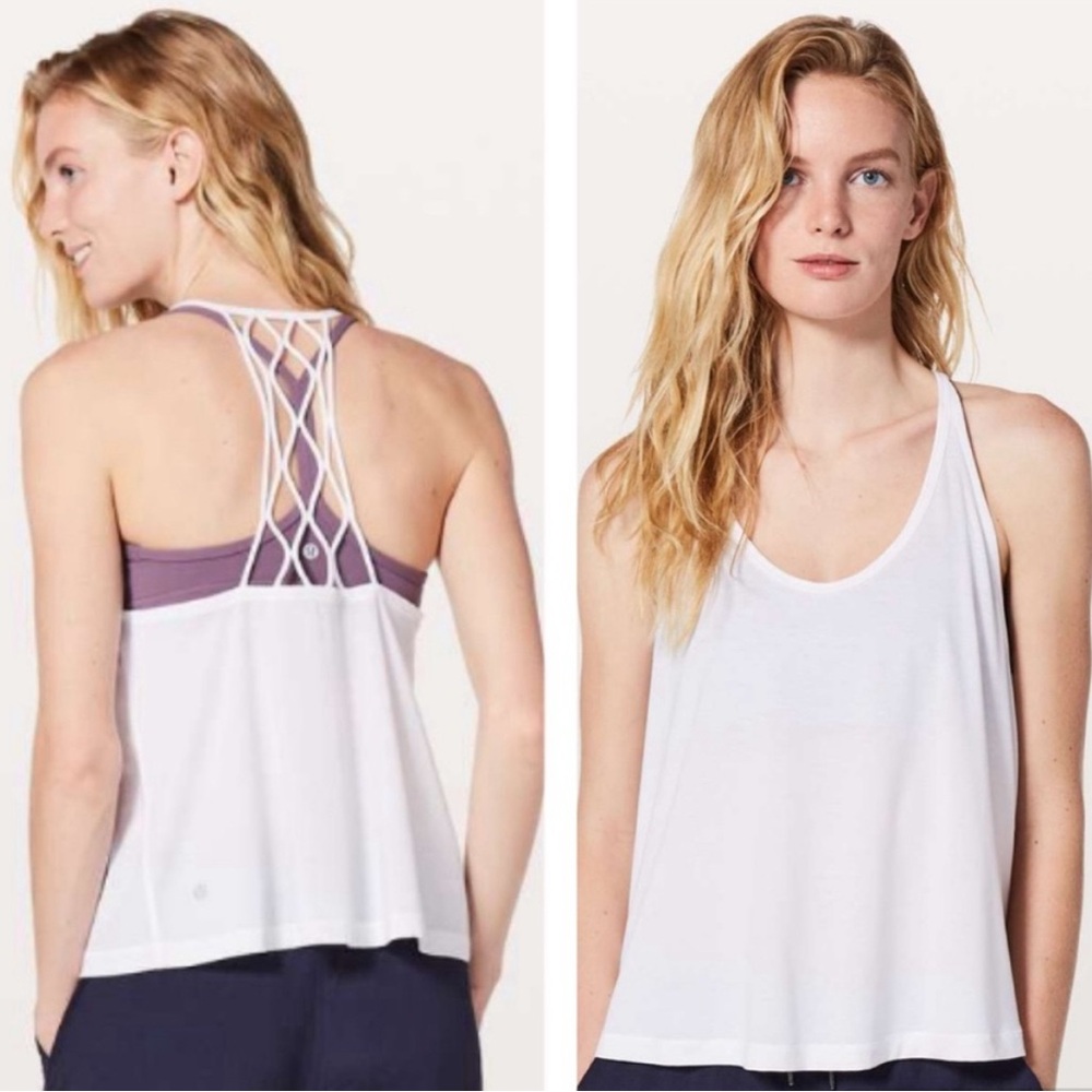Lululemon Love Knot Tank in White